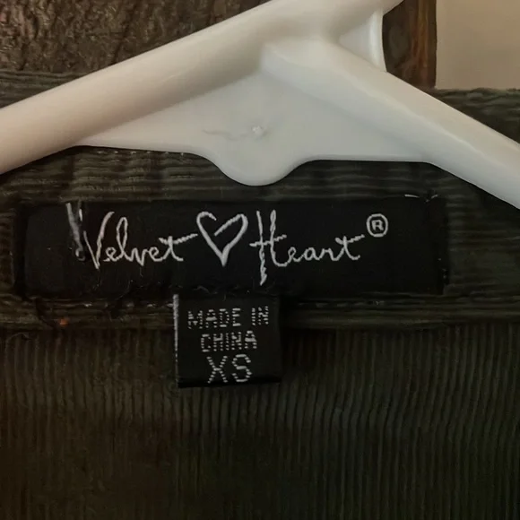Velvet Heart Corduroy Dress (XS) - Picture 3 of 5